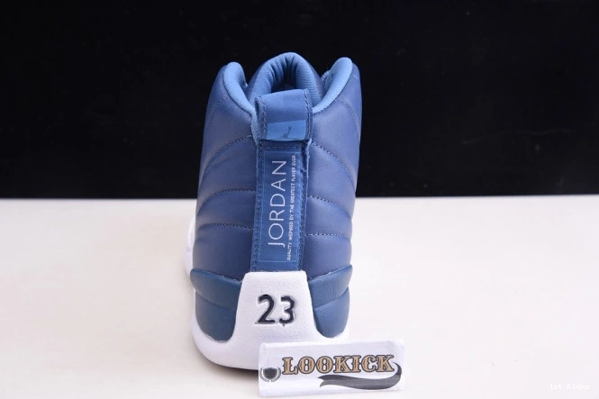 1st Kicks Shoes 12 Air Retro Jordan Blue 130690-404 Stone 0817